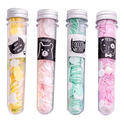 STOBAZA Jabón Espumoso Perfumado Desechable Papel Portátil 4 Unidades para Baño y Lavado Compacto y Ligero para Viajes Campamentos y Uso al Aire Libre