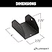 Lippert Victory Step Garage Storage Brackets for Toy Haulers, Low Profile, Simple Design, Easy Installation - 2023024503