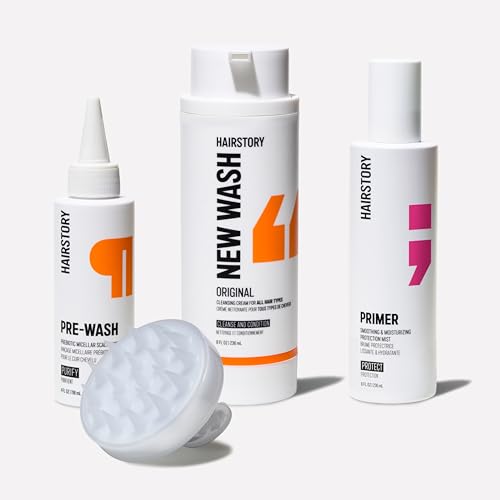 Hairstory Healthiest Hair Method, New Wash Original with Pre-Wash, Primer