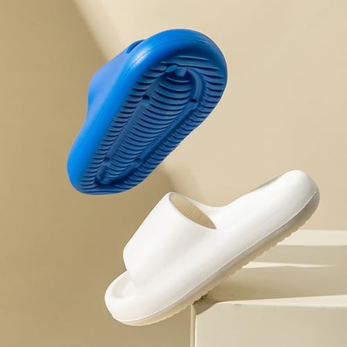 Kids Cloud Slides Girls Boys Slip On Slide Sandals Comfort Non-Slip Thick Sole Solid Slippers Bathroom Shower Shoes 5