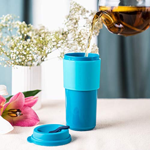 Tupperware Plastic Cup - 1 Piece, Blue, 490ml