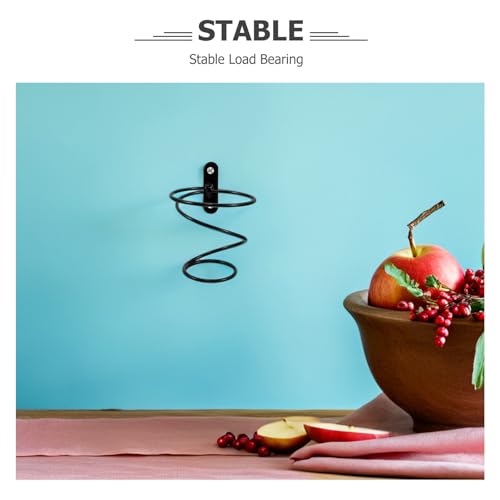 Porte-bouteilles en spirale pour cuisine encombrée : fixations murales