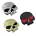 3D Metallschädel Autoaufkleber-Auto & Motorrad-Aufkleber Schädel Emblem Aufkleber Auto Styling Zubehör Abziehbilder (DREI)