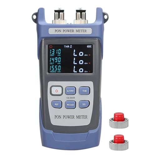 Duogalia PON Optical Power Meter with SC/FC UPC Connector, Fiber Optic Test Equipment for PON Network