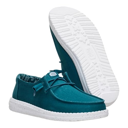 Image of HEYDUDE Women's Wendy Stretch Canvas Slip On Shoes | Easy On Loafer
