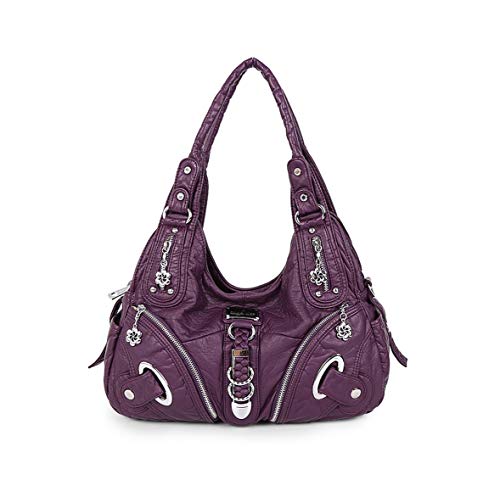 DEERWORD Donna Borse a Spalla Pelle Borsa a Mano