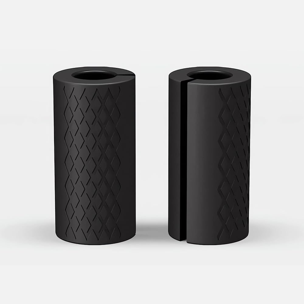 Thick Rubber Barbell Grip Sleeves - Dumbbell Grip Trainer For Forearms & Biceps (10mm/12.5mm) - View #7