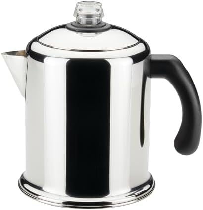 Farberware Classic Stainless Steel Yosemite Percolator Coffee Pot...