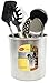 Tablecraft Stainless Steel Utensil Holder, Metallic