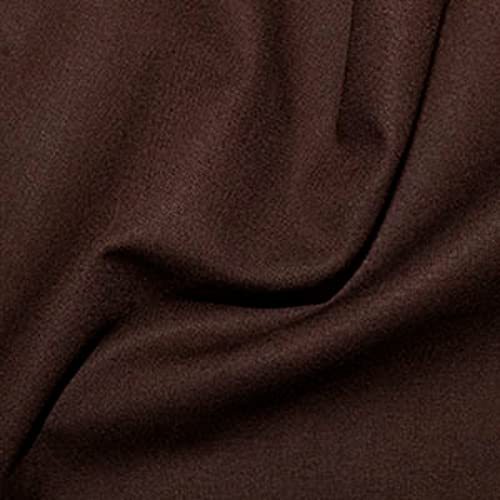 Tissu en coton marron pour loisirs créatifs et décoration intérieure chaleureuse fait maison