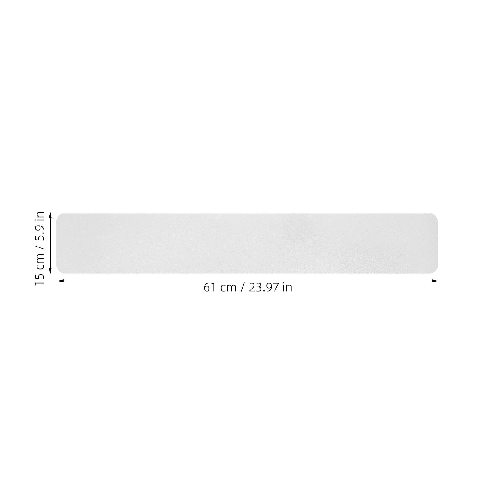 ABOOFAN 15 Stück Selbstklebendes Transparentes Antirutschband für
