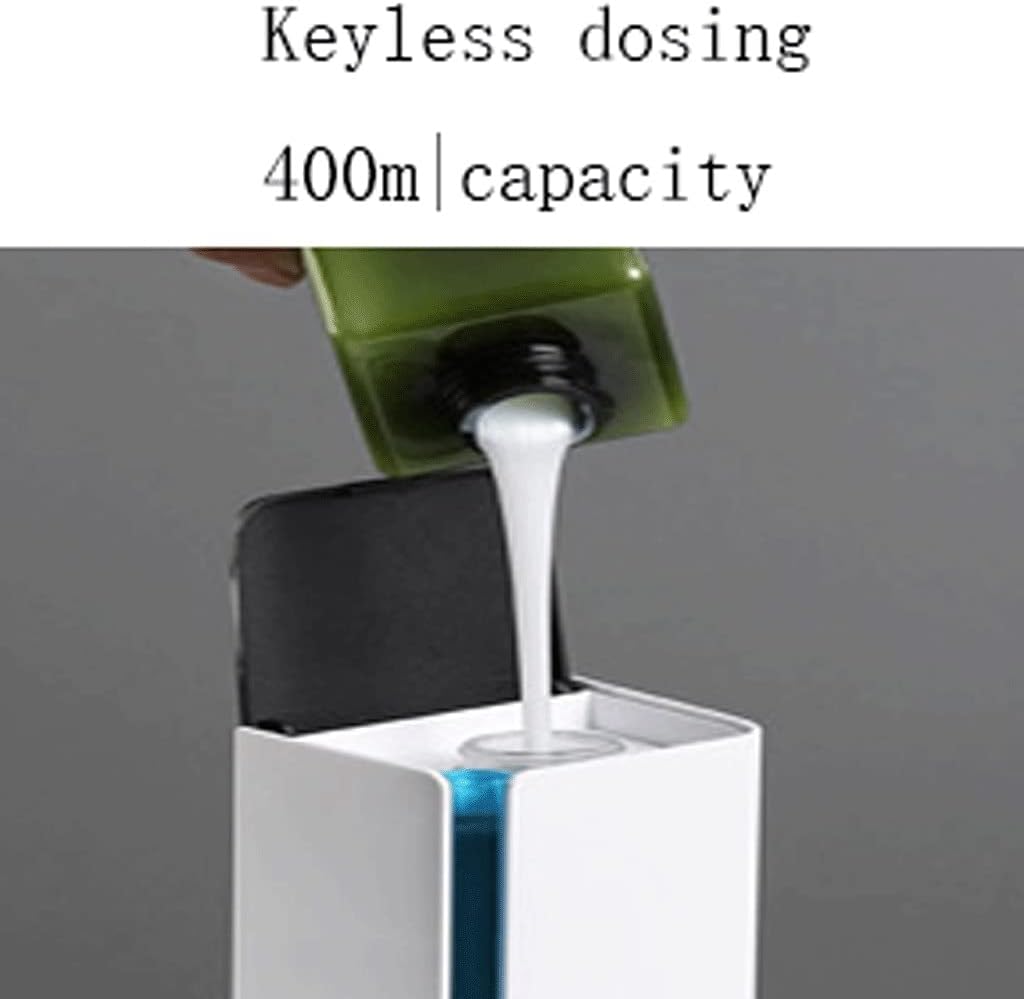 Soap Dispenser Automatic Sensor soap Dispenser Multifunctional Pump Bottlerefillable Lotion Dispenser can Hold Hand sanitizer Shower Gel for Kitchen,Bathroom,Office (B)