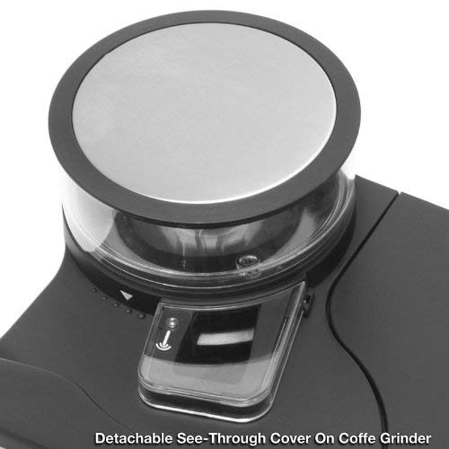 Capresso 464.05 Coffeeteam Gs 10-Cup Digital Coffeemaker With Conical Burr Grinder, Glass Carafe , Black , 15.5" X 9.5 "X 9.75" #TOP2