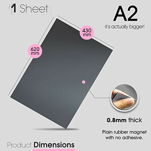 Foglio Magnetico Ultra Resistente A2 - Rotolo Flessibile 0.85mm Per Cartellonistica E Magazzino - Foto 8