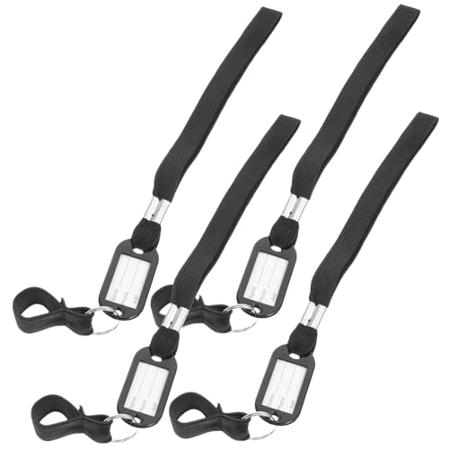 FOMIYES 4pcs Cane Wrist Strap Phone Lanyard and Tag for Walking Stick and Water-Resistant