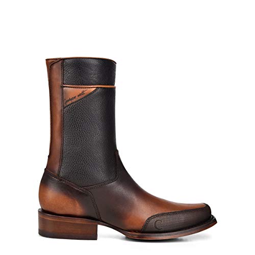 Cuadra Men's Cowboy Boot in Genuine Fuscus Leather and Bovine Leather