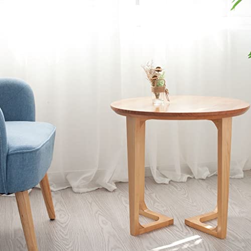 Table d'appoint table basse ronde en bois élégante et simple - 7