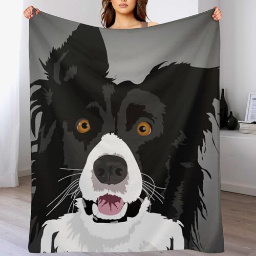 Couverture polaire chien aquarelle douceur infinie pour lit cocon - 7