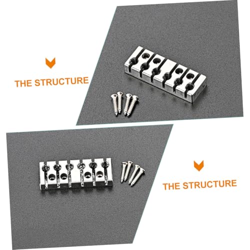 String locking nut haute stabilité pour guitare sans tête avec vis de montage légères