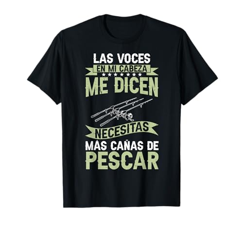 Pesca divertido pescador precisa mais varas de pesca t-shirt, Preto, S