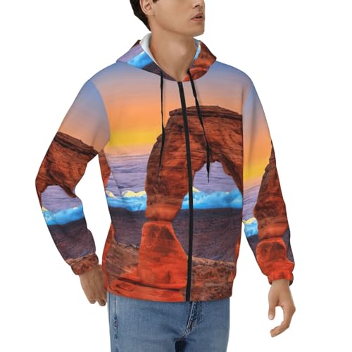 Sweat Arches National Park pour homme fini les frissons grâce au polyester zippé épais