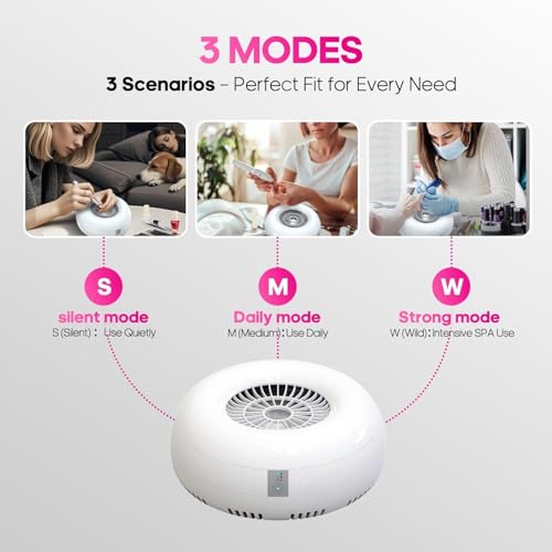 Extractor de Polvo para Uñas con Ventilador Silencioso miniatura 4