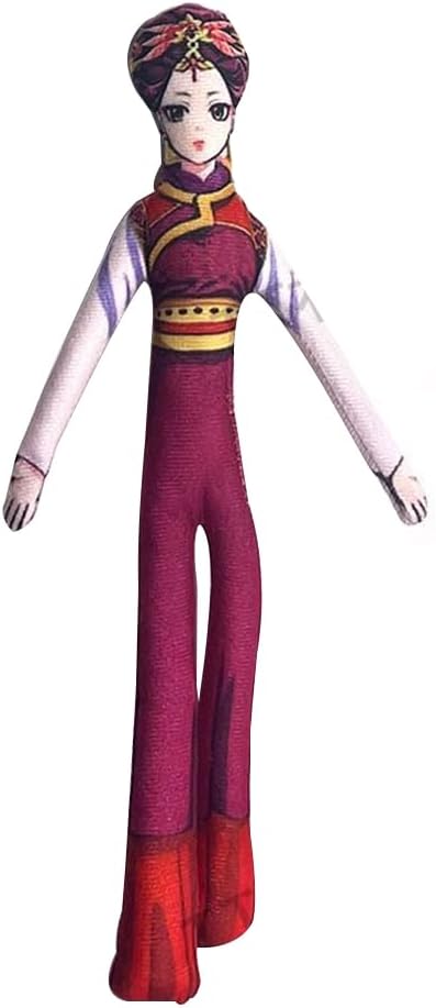 YLQANONG Maomao Pillow Figure Jinshi Twistable Pillow Lihua/Lishu/Gyokuyou/Loulan/Xiaolan Soft Pillow Cushion Anime Figures for Fans 30CM