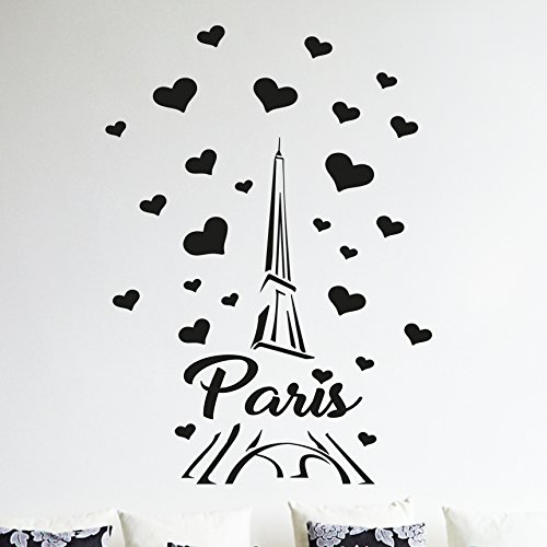 Wall4Stickers Sticker Mural en Vinyle Paris - Tour Eiffel