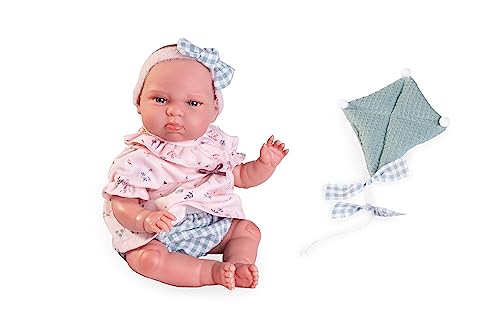 Muñecas Antonio Juan – Muñeca Mi Pequeño Reborn Tufi con cometa Muñecas Antonio Juan.