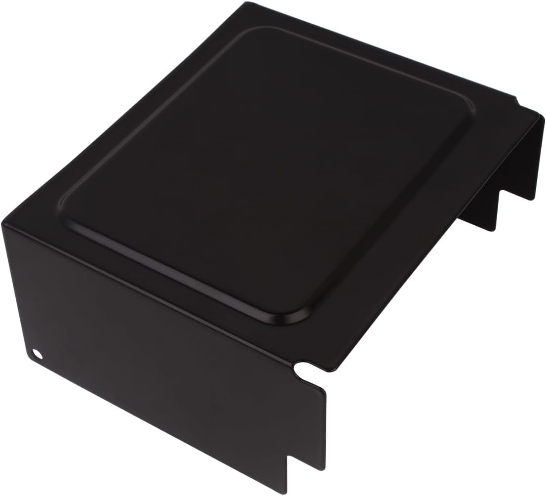 Black Battery Cover Fits for Harley Davidson 1997-2005 DYNA Super Glide Wide Low Rider Convertible Sport 1997-2003 Sportster XL1200 Sport XL 1200 Custom 883 Hugger XL883 66718-01