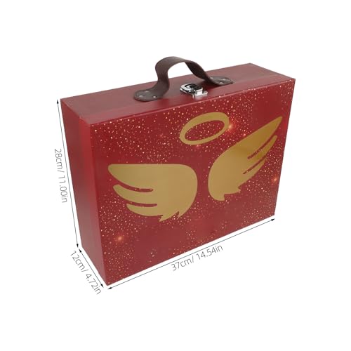 Décoration de table rouge portable INOOMP en valise à remplir - 2