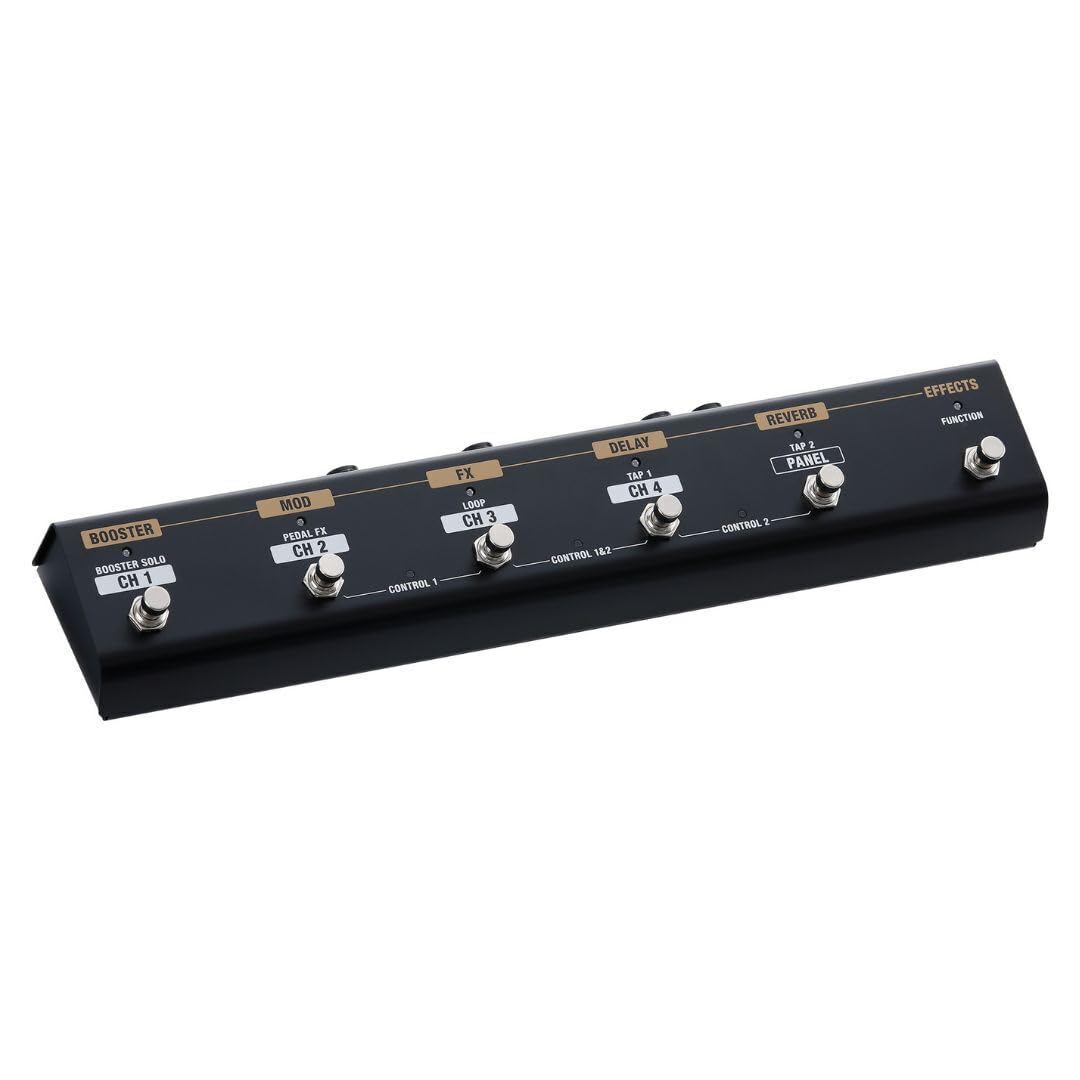 BOSS GA-FC EX Foot Controller per il controllo a mani libere degli amplificatori BOSS/Roland Chitarra e Bassi | Cambia preset ed effetti di attivazione con il piede