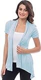 Sheer Short Sleeve Cardigan Cover-up