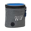 WOLF IN WINTER Quickdraw Dog Treat Pouch – Training Bag with Poop Bag Dispenser, Clicker Holder and Waist Belt – Hands-Free, Reflective and Durable for Puppy Training, Walks and Hikes (Blue) #2