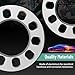 QIAOAUTOCC 2PCS Universal Wheel Spacers 1/2 Inch (12mm) for 5 Lug Wheel Spacers Vehicles Fits Bolt Patterns 5x4.25, 5x110, 5x112, 5x4.5, 5x115, 5x120, 5x4.75, 5x5.0 Cars & Light Trucks