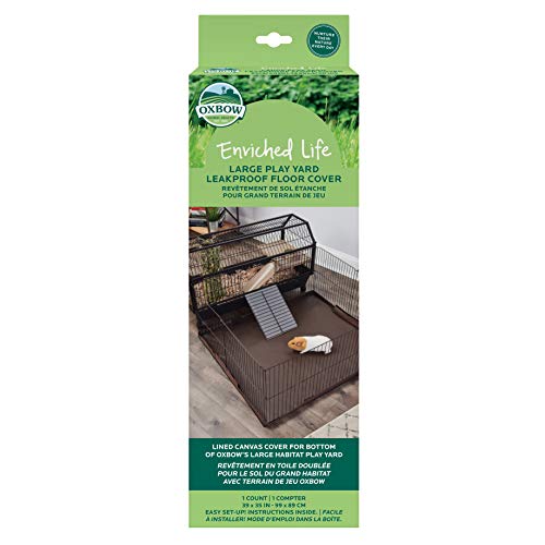 Oxbow Enriched Life Large Play Yard Leakproof Floor Cover, Essential for Rabbit Cage, Guinea Pig Cage Floor Cover, Bunny Supplies, Guinea Pig Stuff, Oxbow, Rabbit Playpen Must Have by Oxbow - Used condition - US$18.97