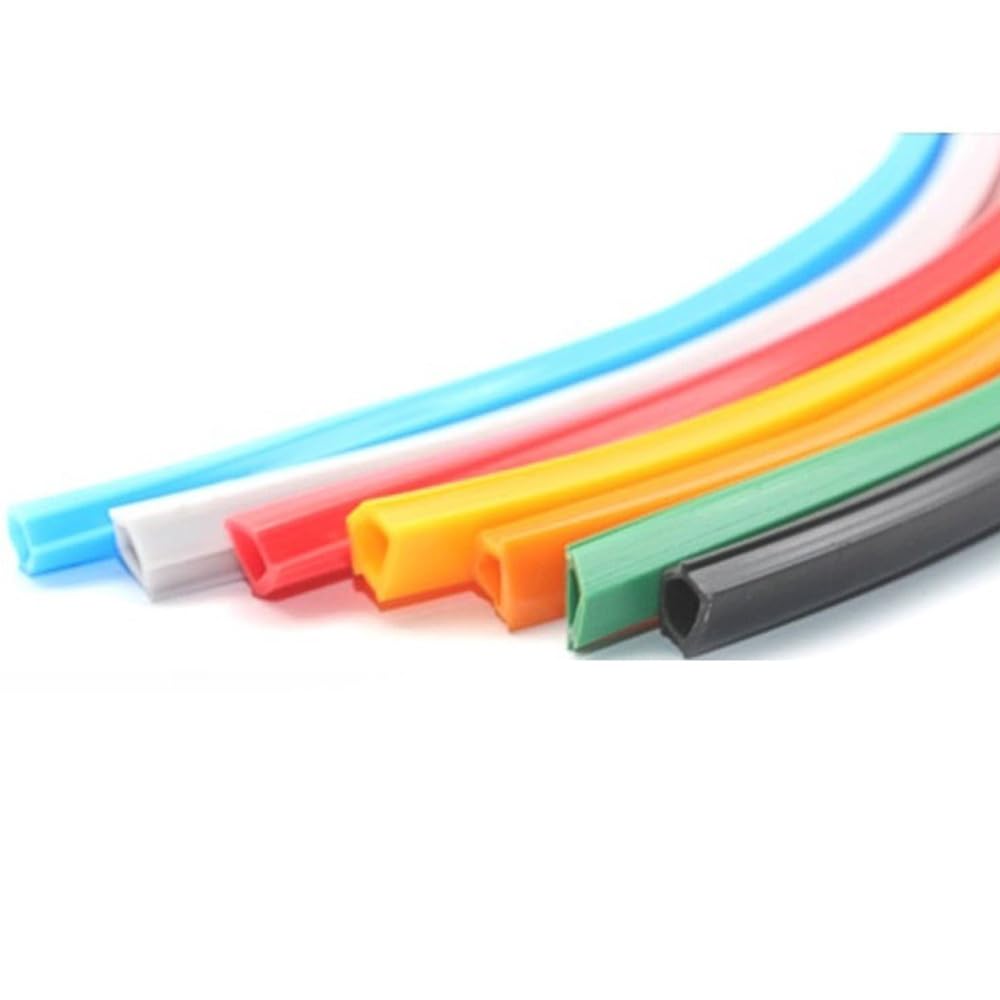 10M Płaska uszczelka PVC/PE 10mm Panel pokrywy gniazda do akcesoriów do drukarek 3D z wytłaczanego aluminium serii EU 45(Red)