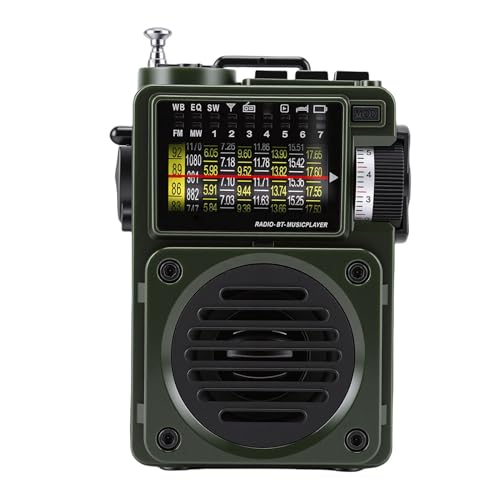 Radio portátil Yoidesu Bluetooth con AM FM SW y alerta meteorológica miniatura 1