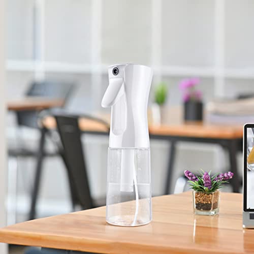 URAQT Sprühflasche Haar, 200 ml Wasserzerstäuber Wasserflaschens Friseur Sprühflaschen Spray Bottle, Salon Wasser Sprüher Friseur Haar Werkzeug für Haar, Weiß Transparent