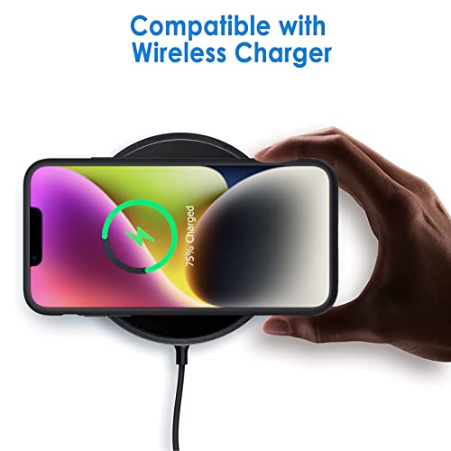 Battery Case For Iphone 14, Newest 10000Mah High Capacity Rechargeable Portable Protective Extended Charger Case Wireless Charging Compatible With Iphone 14 (6.1 Inch) Charging Case & Carplay (Black) #TOP6