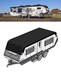 SUPAREE Motorhome Top Covers Caravan Cover Waterproof Caravan Roof Cover Universal for Summer UV Protection 210D Oxford Cloth with Reflective Strips 9 x 3m