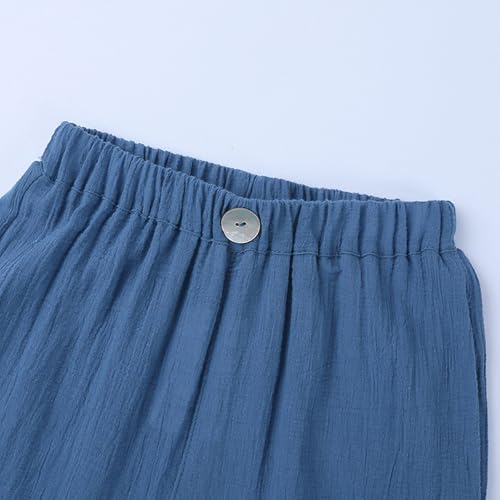 Boys Sweatpants Casual Elastic Wasit Pull On Trouser Soft Comfy Lightweight Lounge School Pants for Boys 2-10 Years4