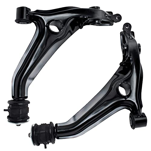 Image of Detroit Axle - 10pc Front End Suspension Kit for 1999-2000 Honda Civic, Lower Control Arms Tie Rods Sway Bars Lower Ball Joints Replacement