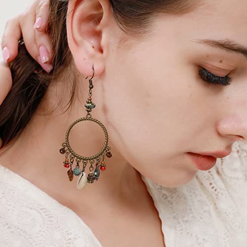Boho Earrings for Women Vintage Bohemian Dangle Earrings3