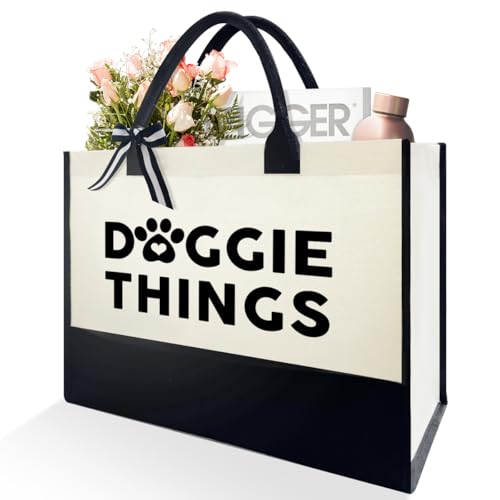 Bolsa tote para amantes de perros, tamaño único miniatura 1