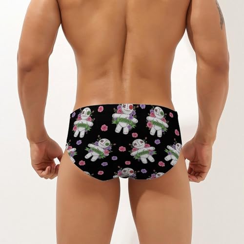 Adjustable Men's Swim Briefs, Breathable Beach Shorts for Water Sports2