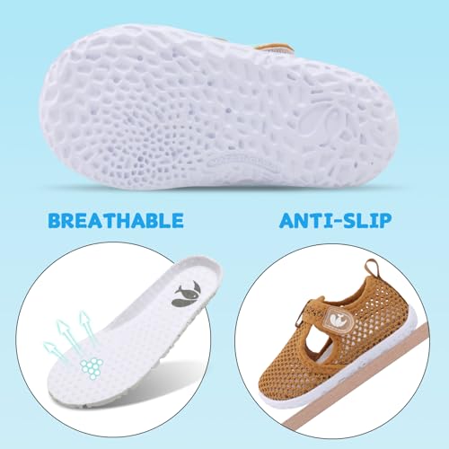 Image of FEETCITY Baby Boys Girls Water Sport Shoes Barefoot Kids Aqua Socks Quick-Dry Beach Swim Pool Shoes