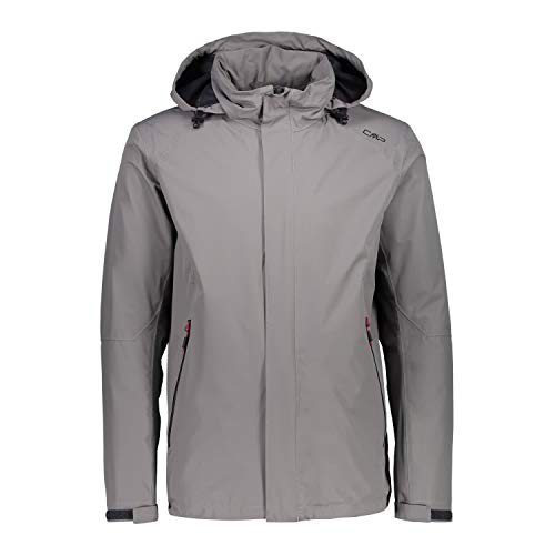 Chaqueta funcional impermeable CMP cortavientos de hombre para montaña con capucha ajustable