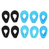 [SAFIGLE] 5組 髪染め用イヤーマフ 耳保護シリコーン素材 ユニバーサルフィット 防水設計 美容 理容室 自宅用ヘアスリングアク ランダムカラー