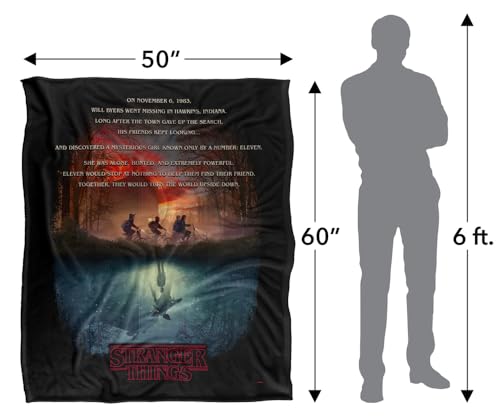 Couverture Stranger Things Upside Down pour des soirées cinéma cocooning